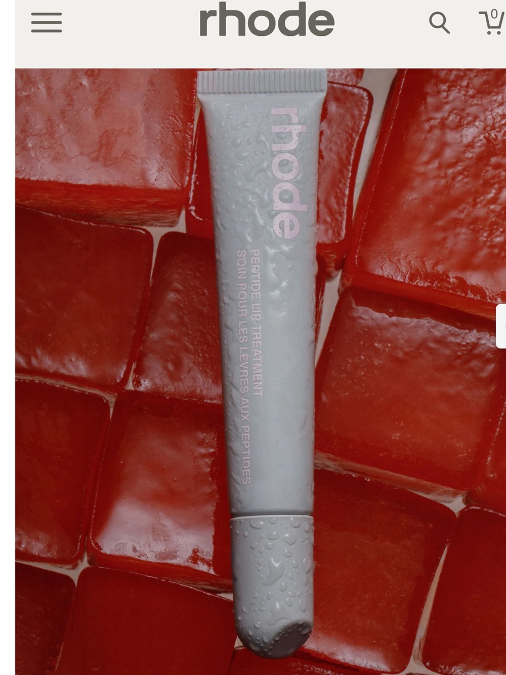 Rhode watermelon slice Peptide Lip Treatment